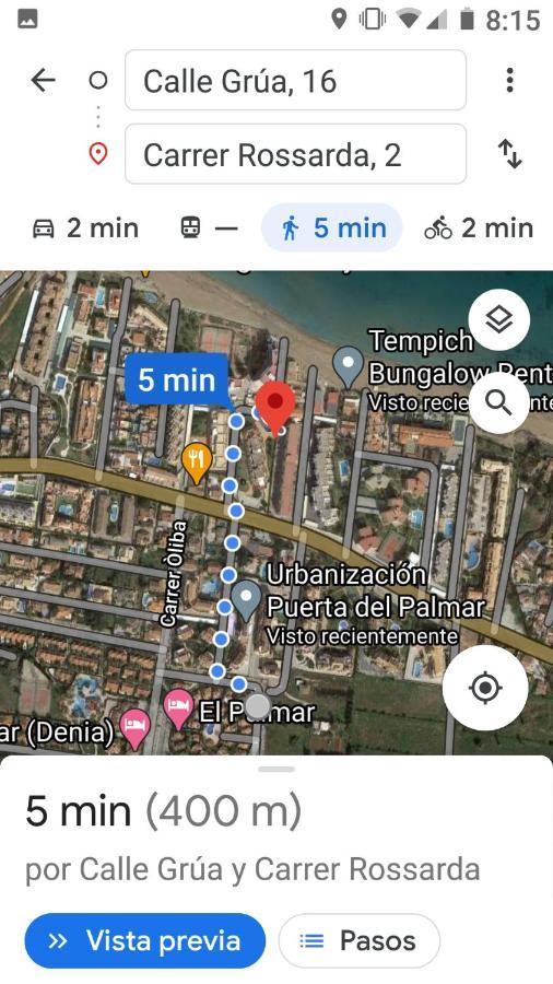 Apartamento Rey-Piscina Dénia Eksteriør billede